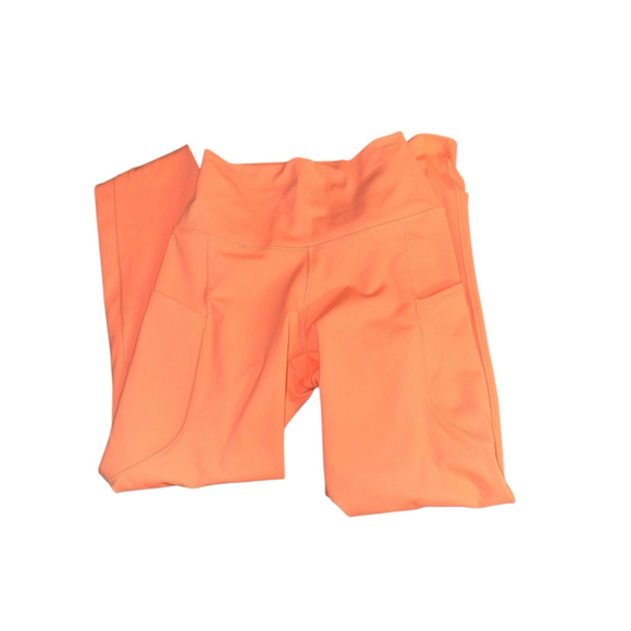 Women's Nike Orange Training Leggings with Pockets XS - Picture 3 of 4